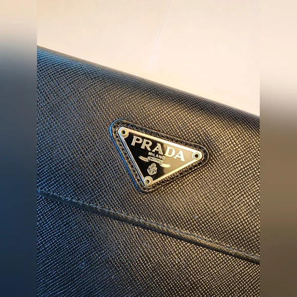 PRADA Tessuto Leather Wallet - Picture 2 of 15